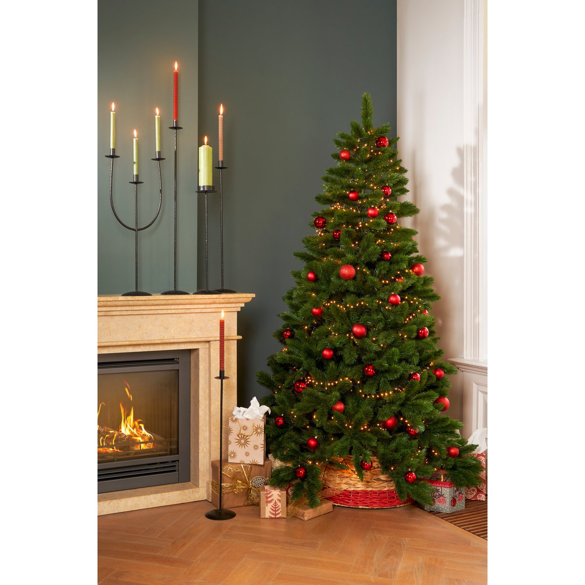 Tsuga Artificial Christmas Tree - H215 x Ø137 cm - Green