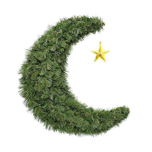 Christmas wreath Moon - Ø60 cm - Green