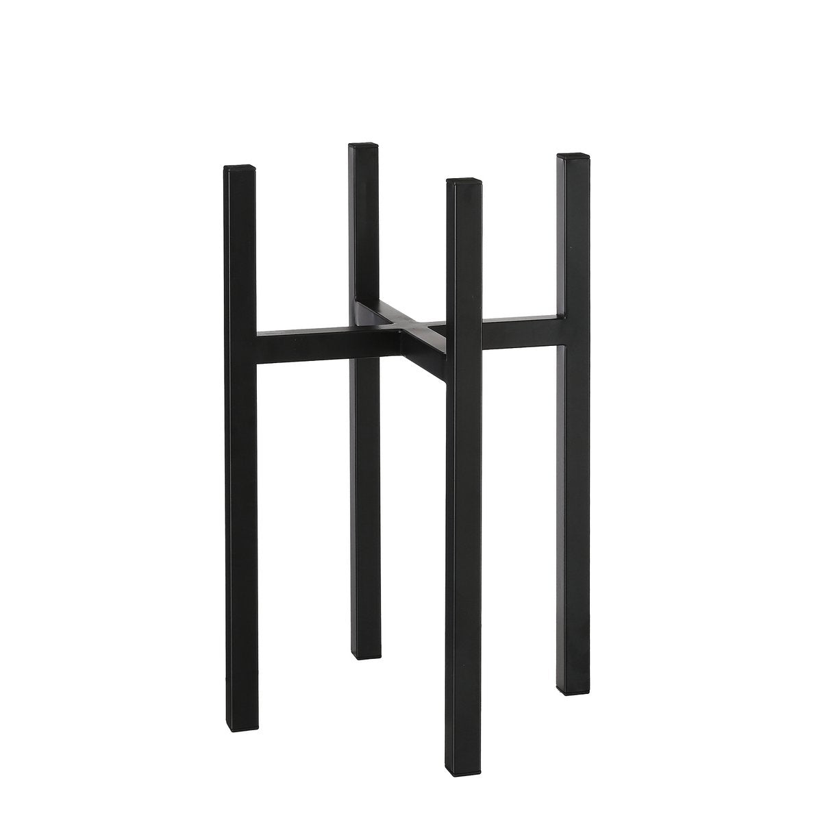 Ascot Plant Stand XL - L34 x W34 x H49.5 cm - Metal - Black