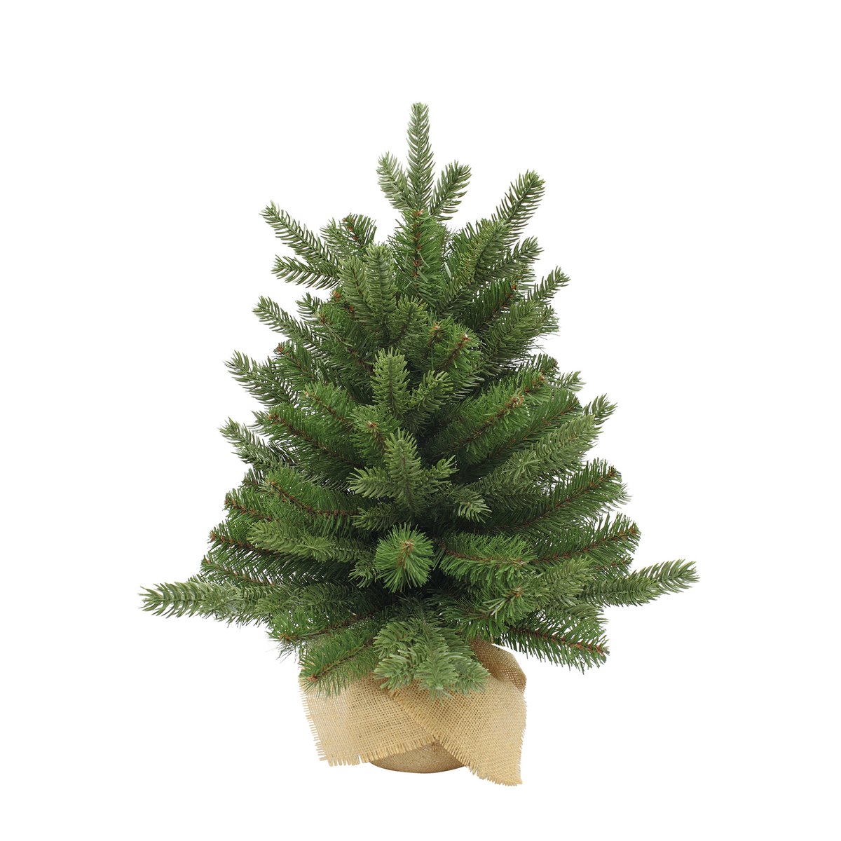 Sherwood Artificial Christmas tree in Jute - H60 x Ø53 cm - Green