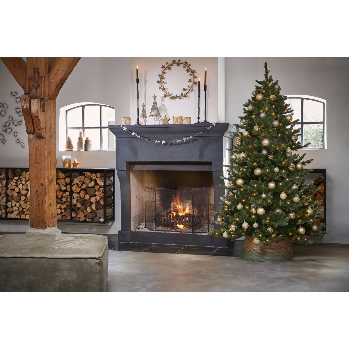 Sherwood Deluxe Artificial Christmas tree - H230 x Ø142 cm - Green