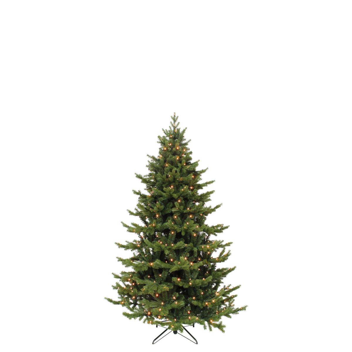 Sherwood Deluxe Artificial Christmas Tree with LED Lighting - H120 x Ø94 cm - Green