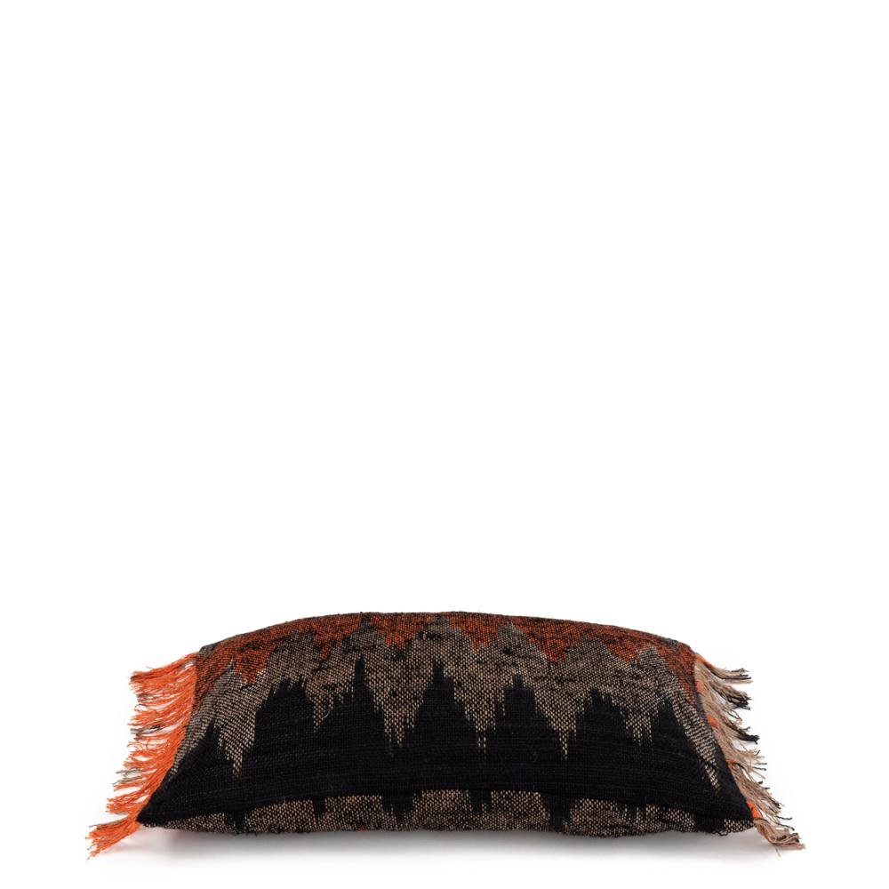 The Oh My Gee Cushion Cover - 30 cm x 50 cm - Black Orange