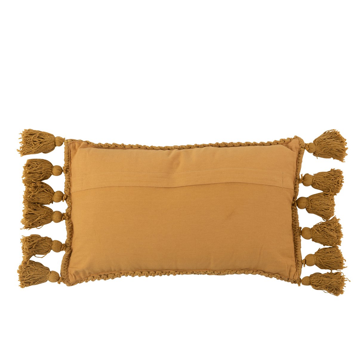 Brush Cotton Ocher Pillow 60x30 cm