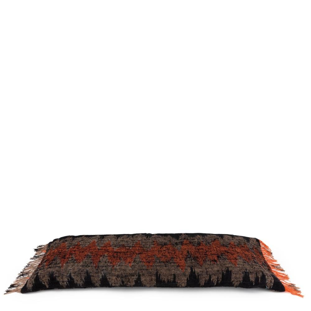 The Oh My Gee Cushion Cover - 100 cm x 35 cm - Black Orange