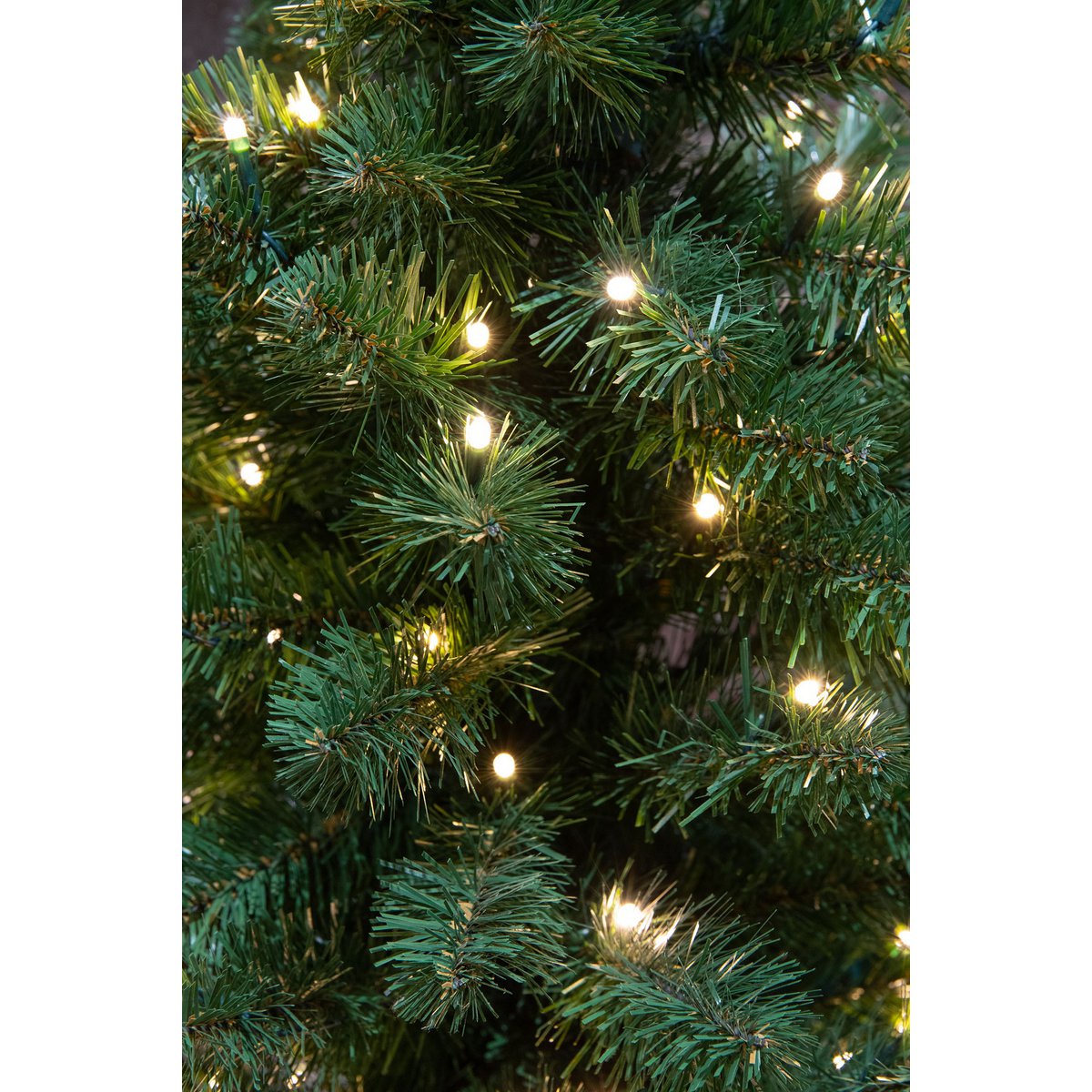 Diamond Artificial Christmas Tree in Jute with LED Lighting - H60 x Ø51 cm - Green