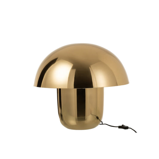 Mushroom Lamp Iron Gold Large