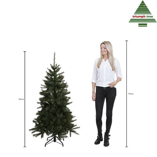 Forrester Artificial Christmas tree - H155 x Ø102 cm - Green