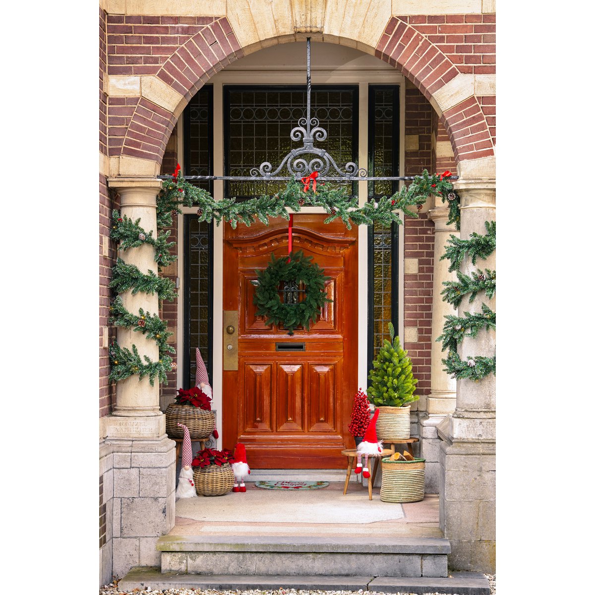 Abies Nordmann Christmas wreath - Ø60 cm - Green