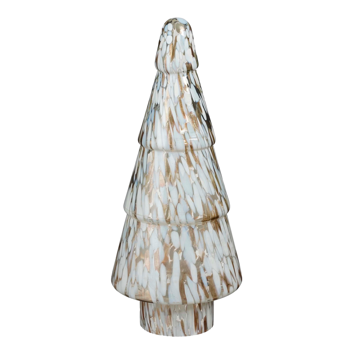 Christmas decoration Tree - H41.5 x Ø16 cm - Glass - White