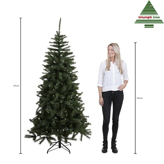 Forrester Artificial Christmas tree - H215 x Ø135 cm - Green