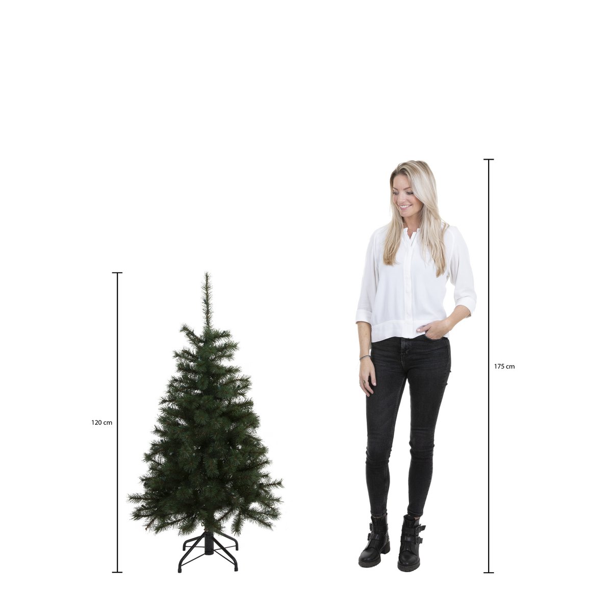 Tuscan Artificial Christmas tree - H120 x Ø81 cm - Green