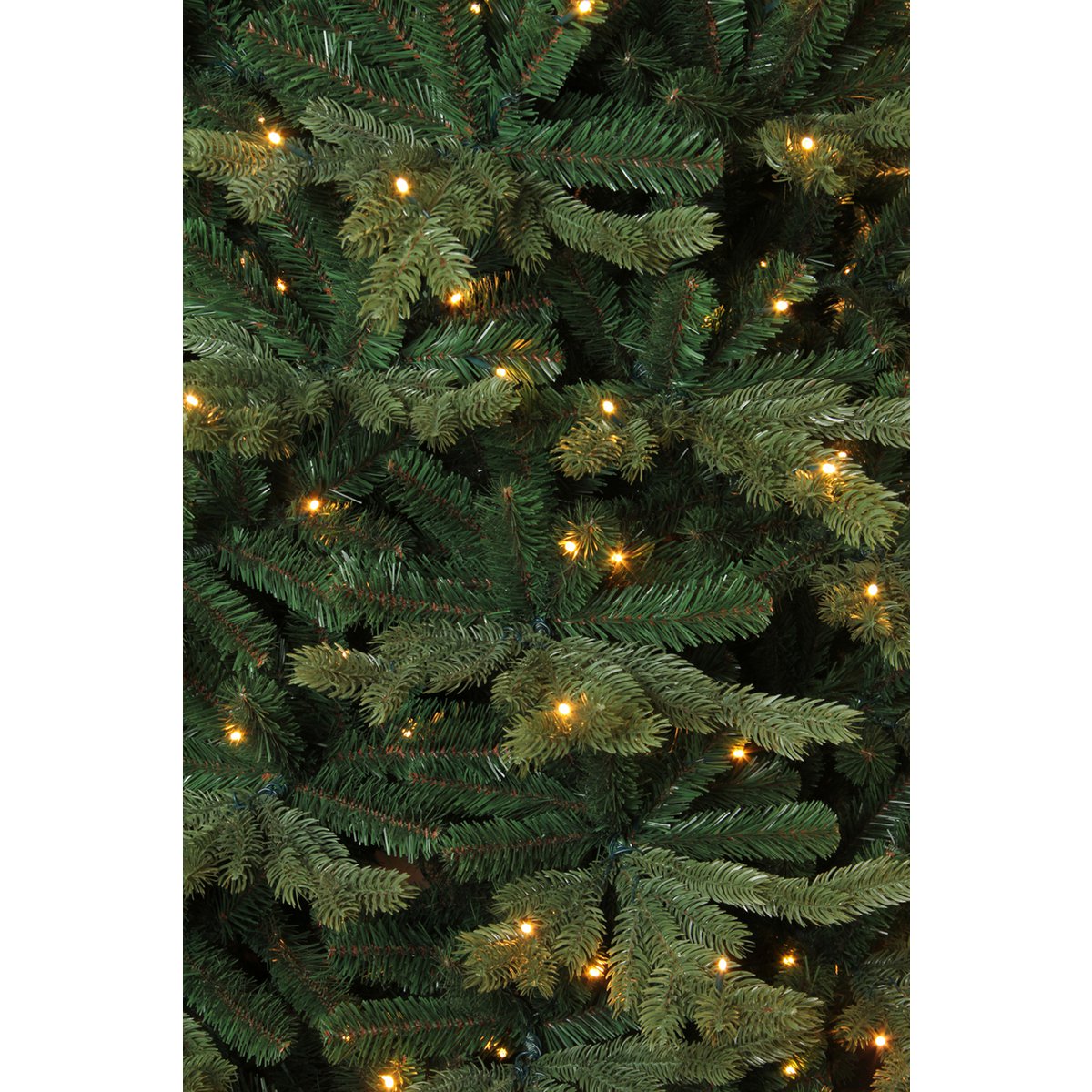 Sherwood Deluxe Artificial Christmas Tree with LED Lighting - H185 x Ø127 cm - Green