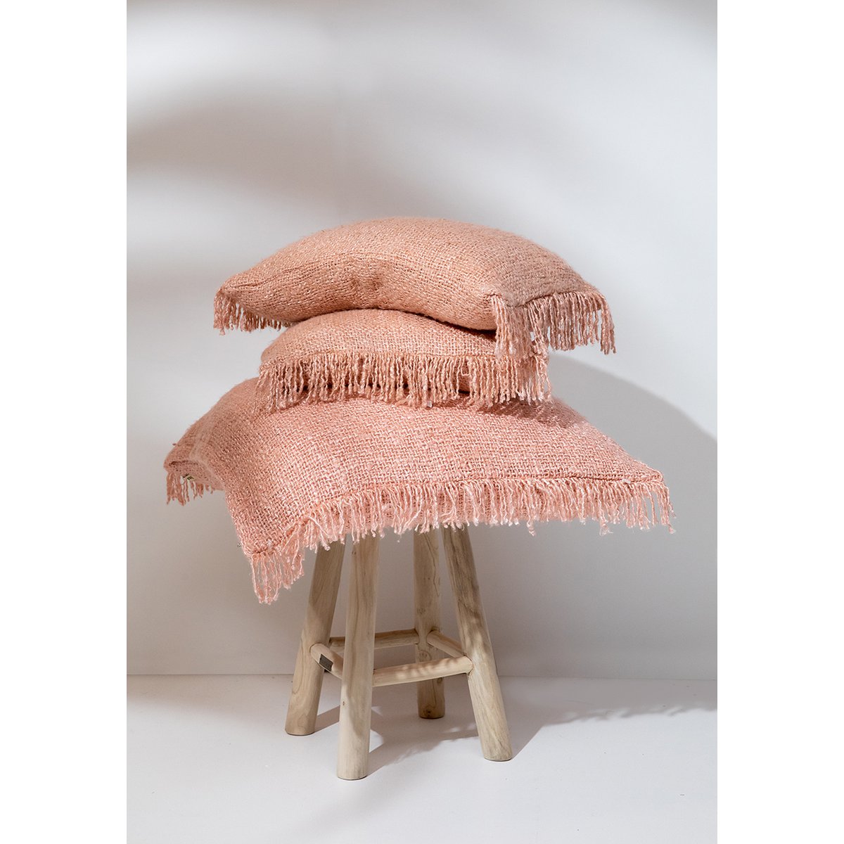 The Oh My Gee Cushion Cover - 60 cm x 60 cm - Salmon Pink